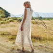 Women's Summer Fresh A- Line Sleeveless Floral Dress Casual Dresses