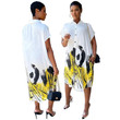 Fashion Women's Clothing Personal Leisure Printed Cardigan Long Dress Batch Floral Dresses