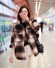 Fashion Women's Wear Loose Plaid Shirt Spring Single-breasted Long Sleeve Blouses