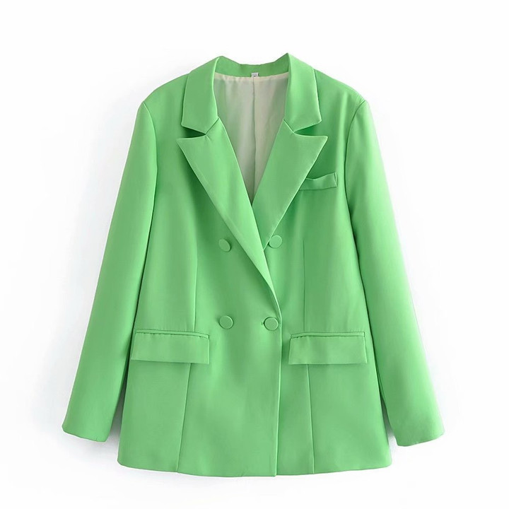 Australia Straight Solid Color Small Suit Jacket Pants Women's Clothing Blazers