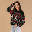 Autumn Crew Neck Casual Plus Size Long Sleeve Base Knitting Christmas Sweater For Women