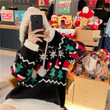 Quality Winter Christmas Elegant Thick Round Neck Loose Sweater Women's Knitwear