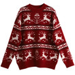 Christmas Pullover Women's Taolai Figure Small Batch Printing Ion Sweaters