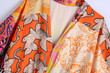Summer Women's V-neck Printed Midi Skirt Dress Evening Dresses