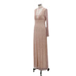 Sequined Dress Women's Long-sleeved V-neck Evening Dresses