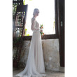 Long Sleeve Dress Lace Sexy White Floor-length Formal For Women Evening Dresses
