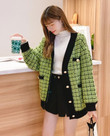 Korean Version Of 's Style Sweater Coat Women Loose And Lazy Knitted Cardigan