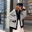 Korean Version Of 's Style Sweater Coat Women Loose And Lazy Knitted Cardigan