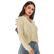 Hollow Cardigan Idle Style Women 's Sweater Female Outerwear