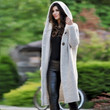 Women's Plus Size Cardigan Knitted Sweater Coat Mid-length