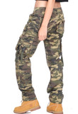 Ladies Low Waist Camouflage Pants Loose Tappered Leisure Sports Overalls Bottoms