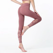 Export Cross Lace Up Slimming Hip Raise High Waist Yoga Pants Workout Exercise Skinny Bottoms