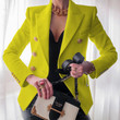 Women's Solid Color Fashionable Casual Suit Short Coat Blazers