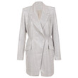 Sier V-neck Long Sleeve Pleating Fashionable Casual Suit Coat Blazers