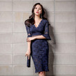 Dress Summer Korean Style Women's Clothing V-neck Lace Slim Fit Sheath Pencil Skirt Skinny Dresses