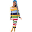 Fashion Casual Patchwork Multi-color Positioning Print Dress Casual Dresses