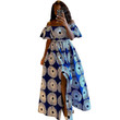 Women's Clothes Dress Waist-tight Hepburn Style Digital Printing Floral Skirt Floral Dresses