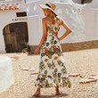 Summer Vacation Style Skirt Women's Clothing Fashion Printing Slip Dress Floral Dresses