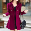 Women's Woolen Coat Mid-length Slim Women Korean Style