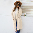 Women's Clothing Reversible Cashmere Coat Mid-length Jacket Long-sleeved