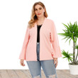 Spring Plus Size Bell Sleeve Long Cardigan Jacket Coats