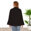 Spring Plus Size Bell Sleeve Long Cardigan Jacket Coats
