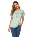 Women's Embroidered Shirt Blouses