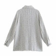 Autumn Fashion Street Women's Top Woolen Texture Shirt Coat Blouses