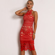 Lace Crocheted Hollow Dress Bohemian Women's Clothing