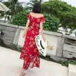 Women's Seaside Vacation Bohemian Bali Beach Skirt Slimming Halter