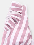 Vest Long Dress Striped Printed Sexy