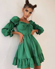 Diwan Clothing 6 Colors Optional Women's Early Autumn Dress