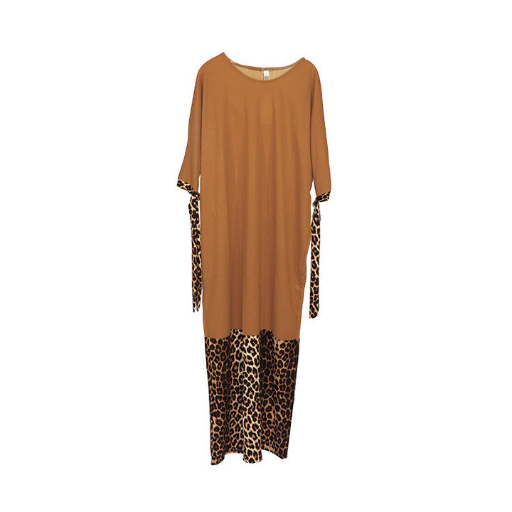 African Women's Wear Dress Plus Size Leopard Robe Source