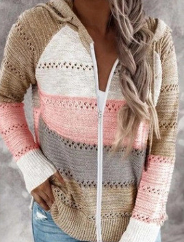 2022 Women's Long Sleeve Sweater Cardigan Pullover