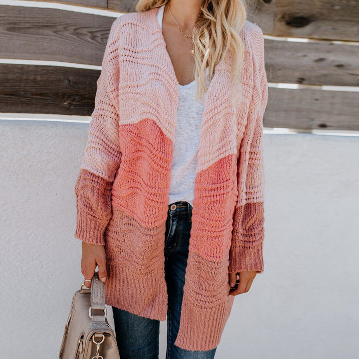 Women's Loose Mid-length Coat Sweater