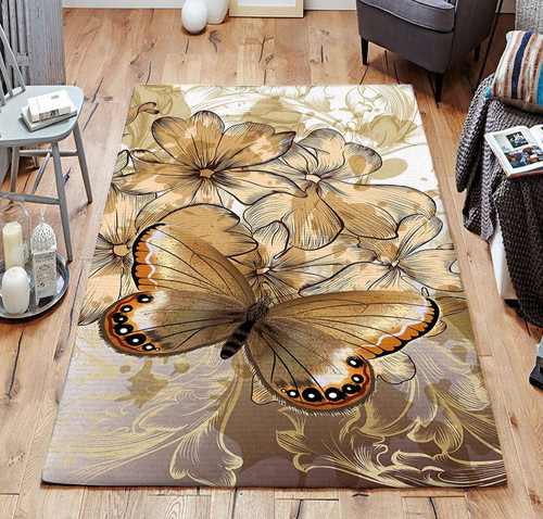 Butterfly Rug Carpet Living Room Decor