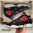 Akatsuki Cloud Shoes Custom Anime JD13 Sneakers - LittleOwh - 3
