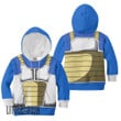Dragon Ball Z Vegeta Armor Classic Anime Kids Hoodie and Sweater Cosplay Costumes