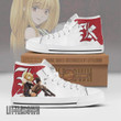 Misa Amane High Top Canvas Shoes Custom Death Note Anime Sneakers - LittleOwh - 1