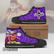 Edward Newgate High Top Shoes Custom 1Piece Anime Canvas Sneakers - LittleOwh - 2