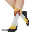 Rengoku Cape KNY Anime Cosplay Custom Socks - LittleOwh - 3