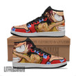 Monkey D. Luffy Shoes One Piece Wano Arc Custom Boot Sneakers