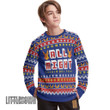 My Hero Academia Knitted Sweatshirt Custom All Might Ugly Sweater Christmas Gift