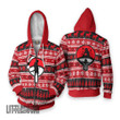 Uchiha Clan Custom Ugly Sweater Naruto Knitted Sweatshirt Anime Christmas Gift