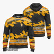 Zenitsu Agatsuma Ugly Sweater Custom Demon Slayer Knitted Sweatshirt Anime Christmas Gift