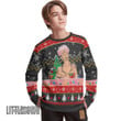Jujutsu Kaisen Ugly Sweater Custom Ryomen Sukuna Knitted Sweatshirt Anime Christmas Gift
