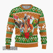 Naruto Santa Claus Custom Knitted Sweatshirt Naruto Ugly Sweater Anime Christmas Gift