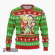 Dr Stone Ugly Sweater Custom Kohaku And Ruri And Suika Knitted Sweatshirt Anime Christmas Gift