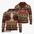 One Punch Man Ugly Sweater Custom Saitama Knitted Sweatshirt Anime Christmas Gift