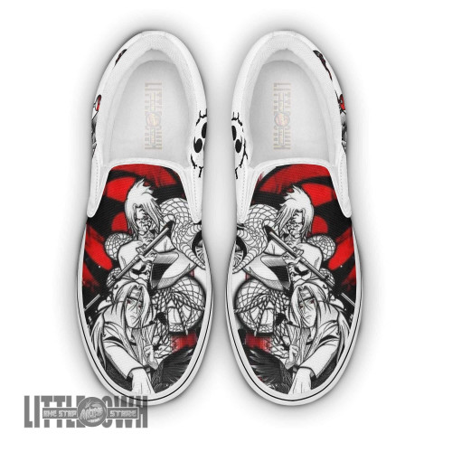 Sasuke x Itachi Shoes Custom Naruto Anime Slip On